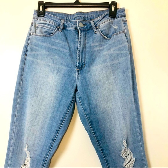 Articles of Society Light Wash Skinny Distressed Jeans/Denim- Size 28 - Picture 9 of 12